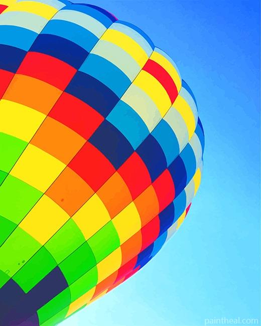 Colorful Hot Air Balloon Painting By Numbers Kits