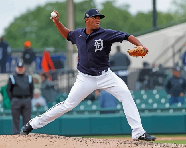 Detroit Tigers Sport Painting By Numbers Kits