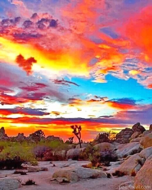 Joshua Tree National Park Painting By Numbers Kits