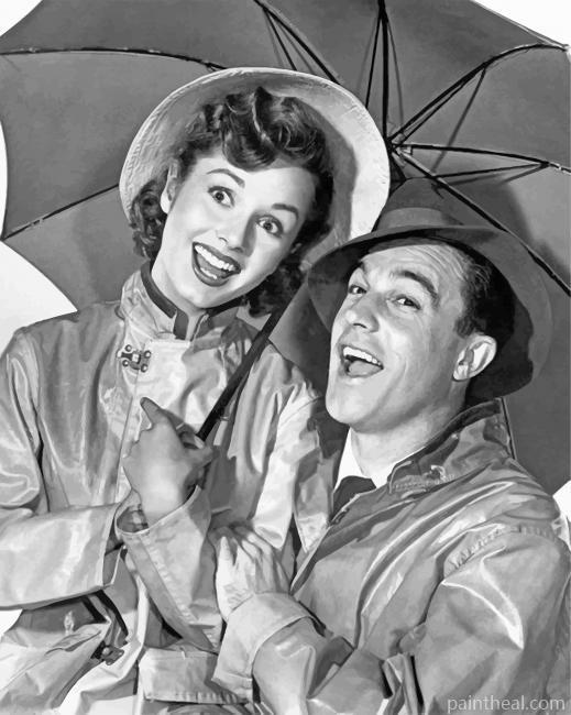 Gene Kelly And Debbie Reynolds Painting By Numbers Kits