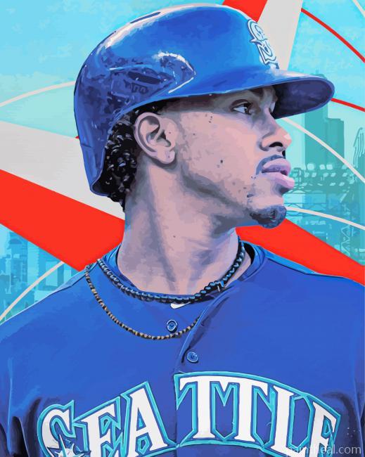 Mariners Player Art Painting By Numbers Kits