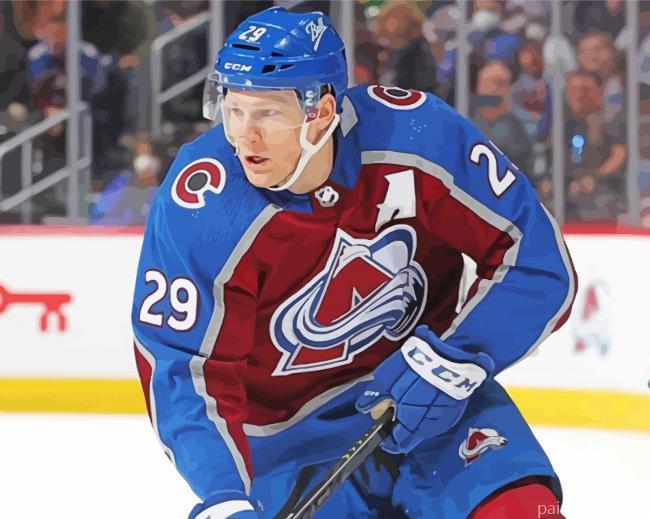 Nathan MacKinnon Painting By Numbers Kits
