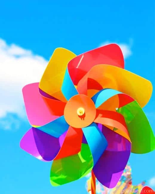 Colorful Rehilete Painting By Numbers Kits