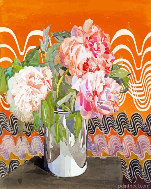 Peonies by Charles Rennie Mackintosh Painting By Numbers Kits