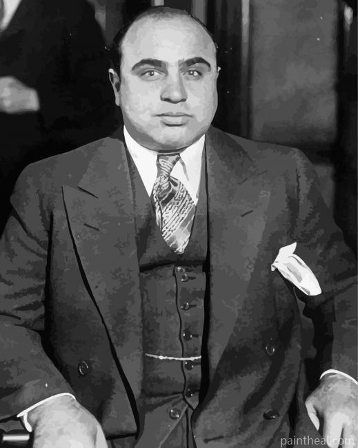The American Gangster Al Capone Painting By Numbers Kits