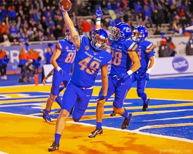 Boise State Players Painting By Numbers Kits