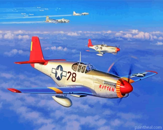 American Fighting Red Trails Painting By Numbers Kits