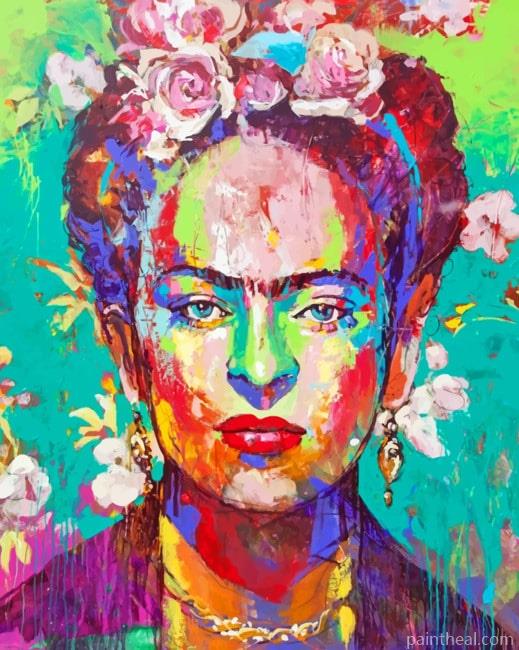 Colorful Frida Kahlo Painting By Numbers Kits