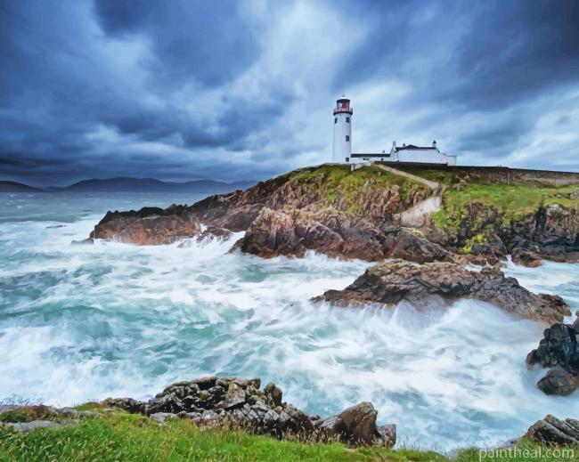 Lighthouse Letterkenny Ireland Painting By Numbers Kits