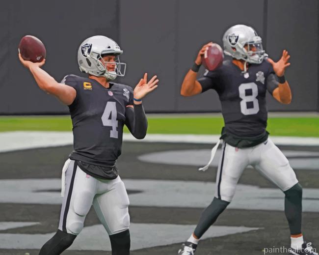 Raiders Players Painting By Numbers Kits