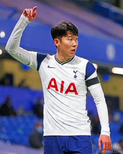 Son Heung Min Painting By Numbers Kits