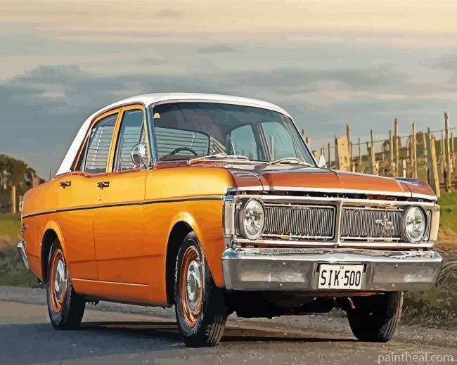 Aesthetic Xy Ford Falcon Painting By Numbers Kits