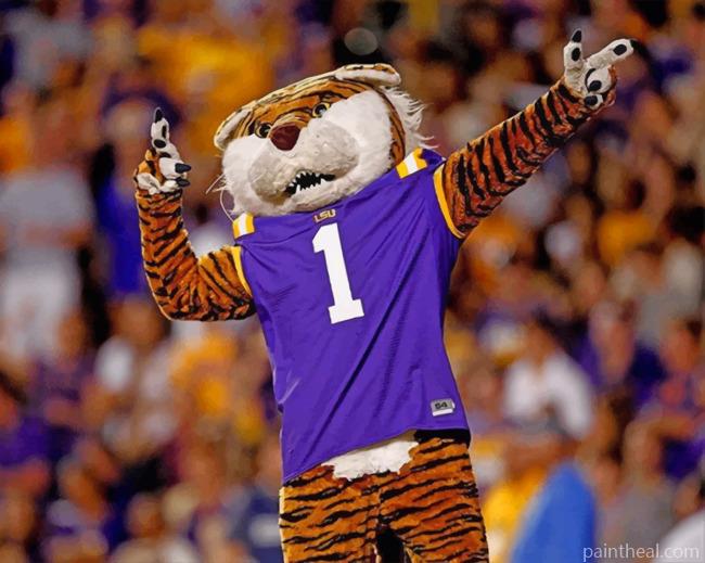 LSU Tiger Painting By Numbers Kits