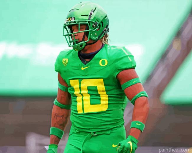 Oregon Ducks Player Painting By Numbers Kits