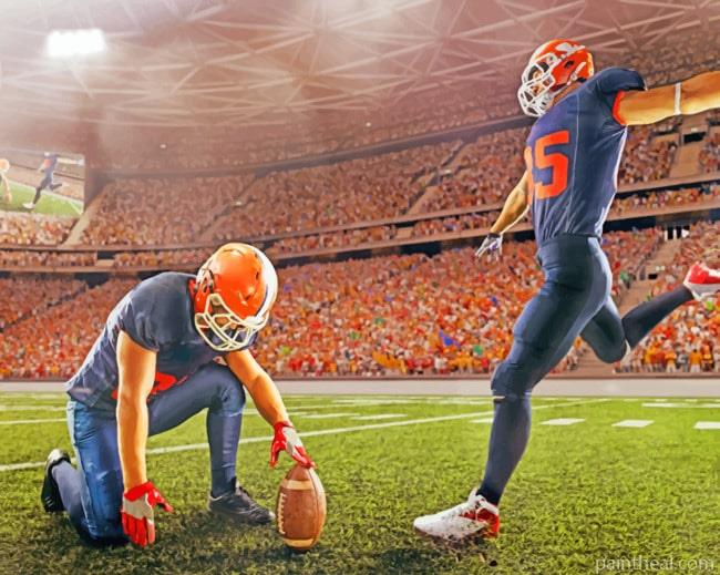 American Football Players Painting By Numbers Kits