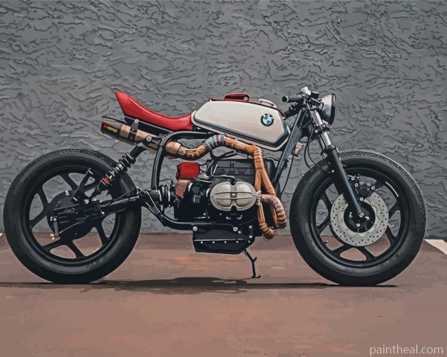 BMW Cafe Racer Painting By Numbers Kits