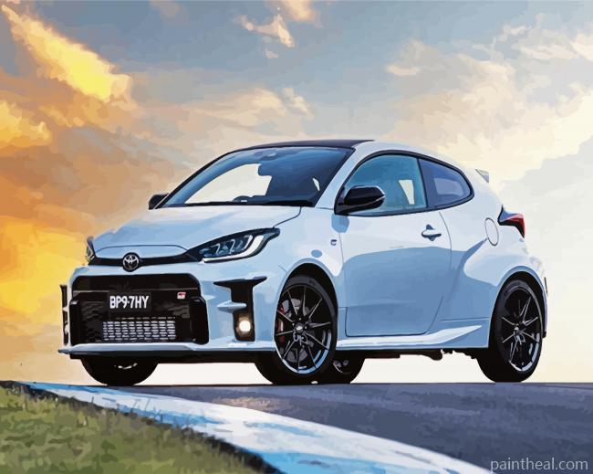 Toyota Gr Yaris Painting By Numbers Kits