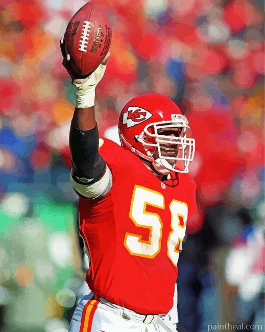 Derrick Thomas Player Painting By Numbers Kits