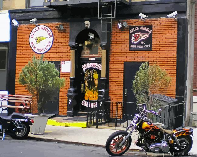 Hells Angels New York Painting By Numbers Kits