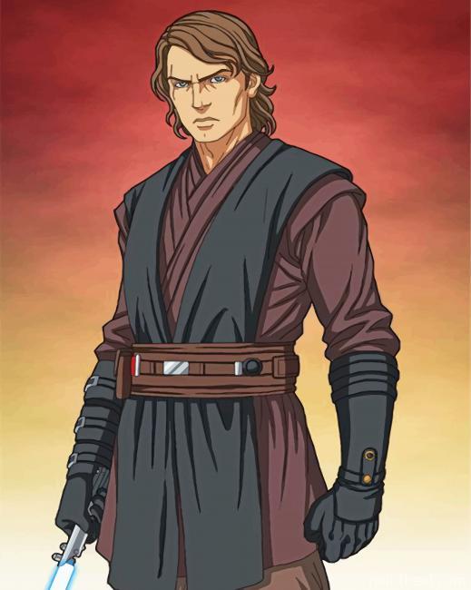 Anakin Skywalker Illustration Painting By Numbers Kits
