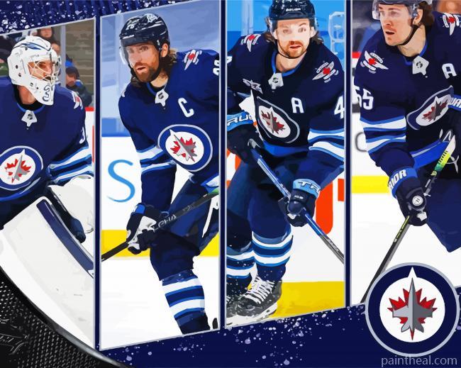 Winnipeg Jets Poster Painting By Numbers Kits