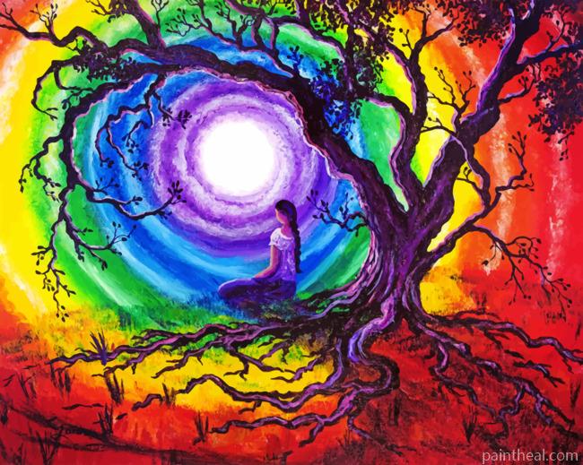 Tree Of Life Meditation Painting By Numbers Kits