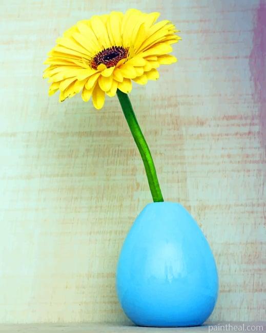 Gerbera Flower Decoration Painting By Numbers Kits