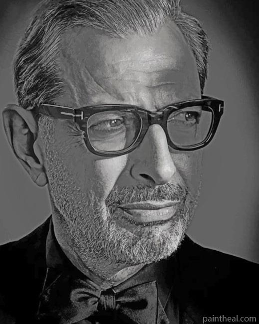 Jeff Goldblum Portrait Painting By Numbers Kits