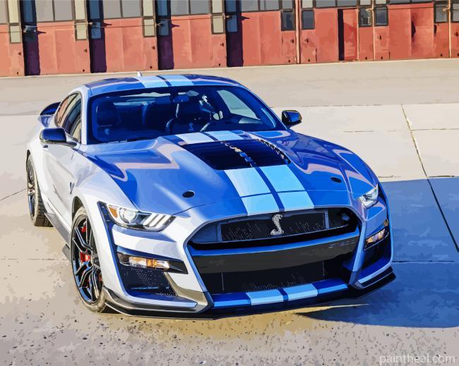 Ford Mustang Shelby Painting By Numbers Kits