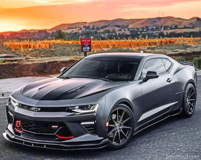 Grey Chevrolet Painting By Numbers Kits
