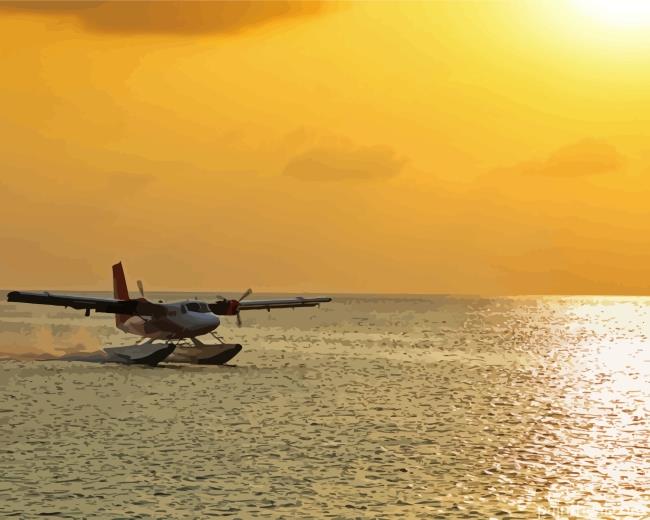 DHC 6 Twin Otter Painting By Numbers Kits