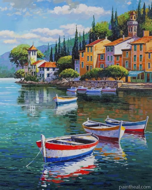 Aesthetic Boats NEW Painting By Numbers Kits