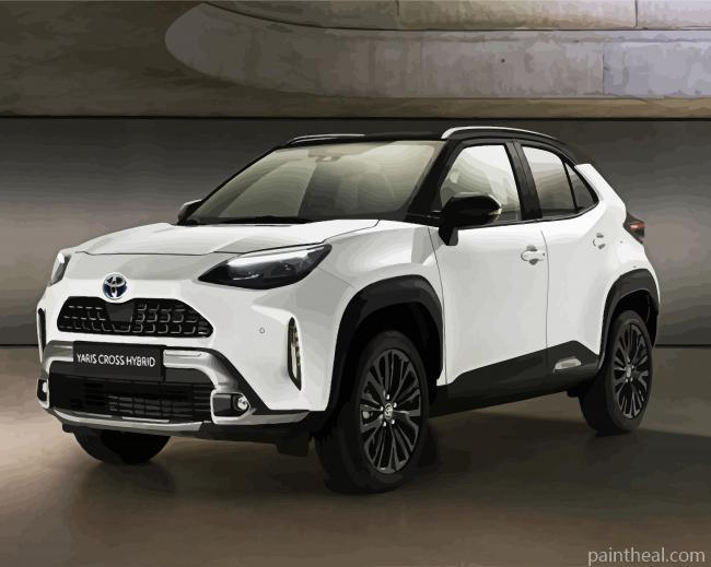 Toyota Yaris Cross Hybird Painting By Numbers Kits