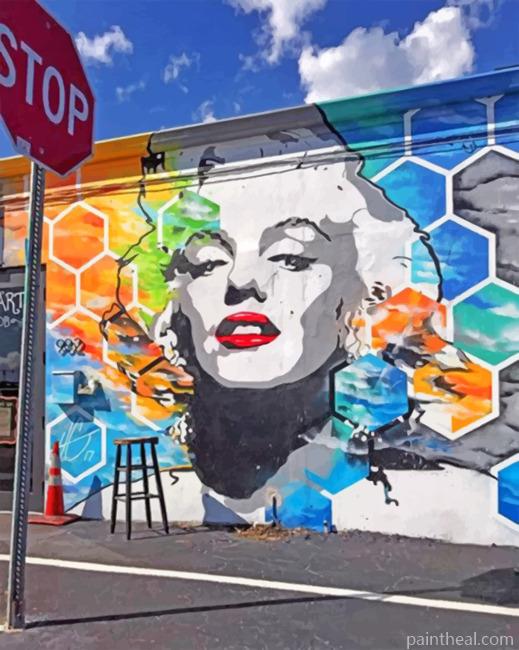 Marilyn Monroe Banksy Painting By Numbers Kits