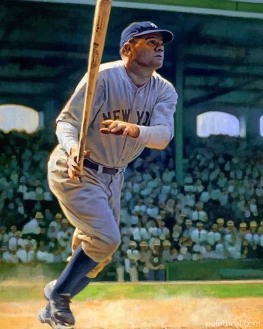 Babe Ruth Painting By Numbers Kits