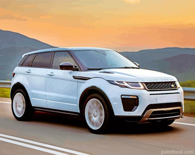 Aesthetic Landrover Car Painting By Numbers Kits