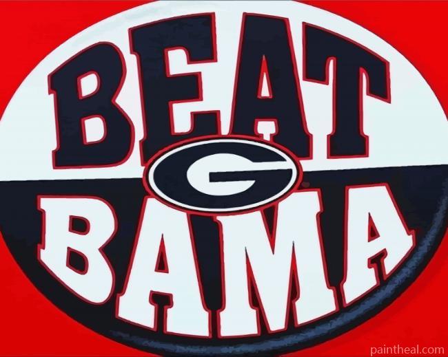 Go Dawgs Illustration Painting By Numbers Kits