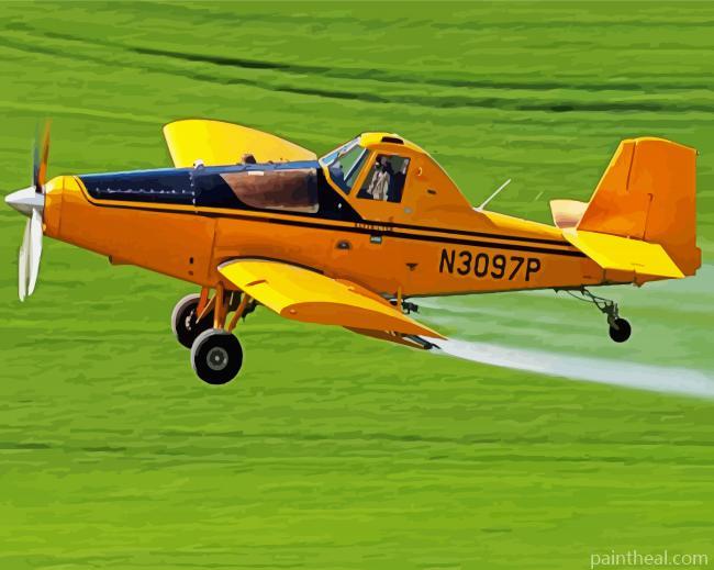 Crop Duster Plane Painting By Numbers Kits