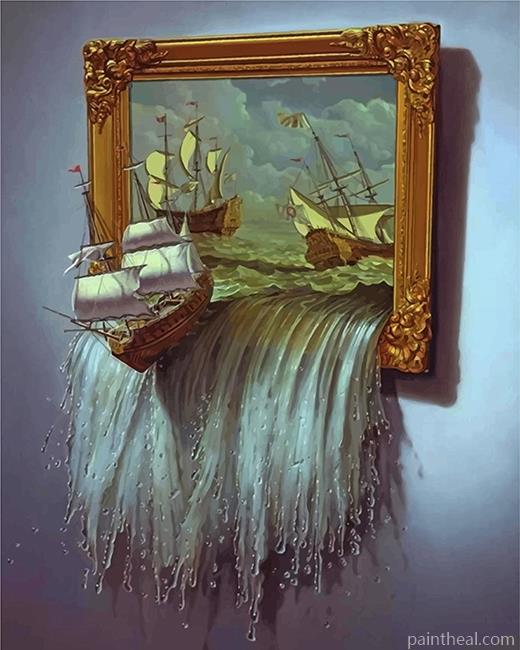 Ocean Ship Art Painting By Numbers Kits