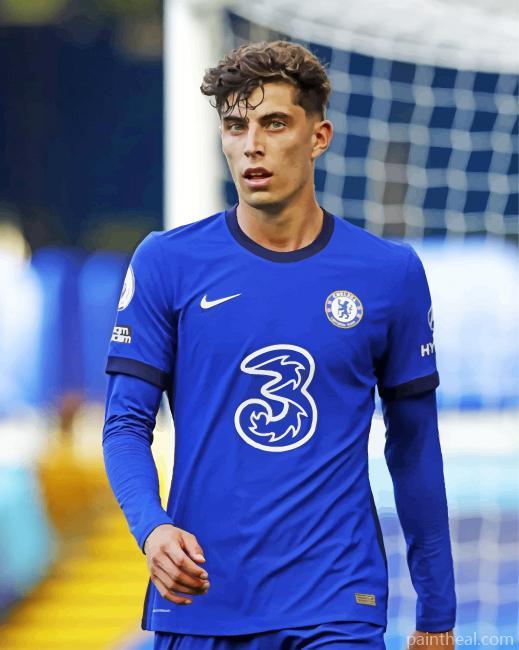 Kai Haverts Chelsea Player Painting By Numbers Kits