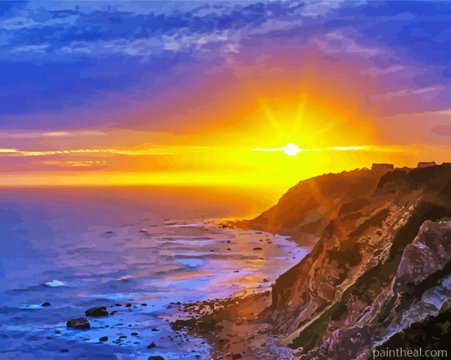 Cliffs Of Mohegan Art Painting By Numbers Kits