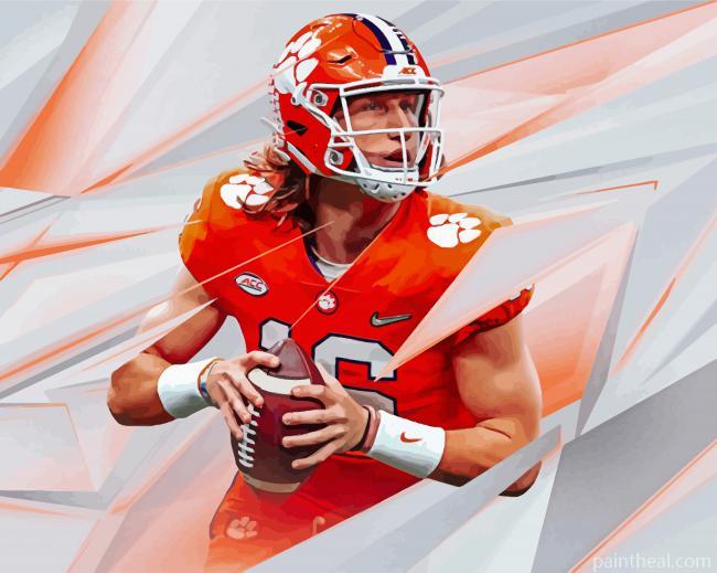 NCAA Football Player Painting By Numbers Kits
