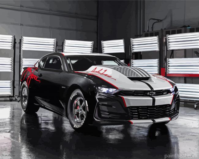 Black Chevrolet Painting By Numbers Kits