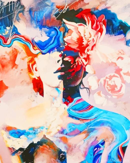 Colorful Abstract Woman NEW Painting By Numbers Kits