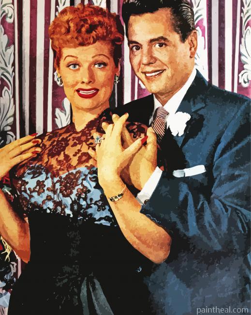 Lucille Ball And Desi Arnaz Painting By Numbers Kits