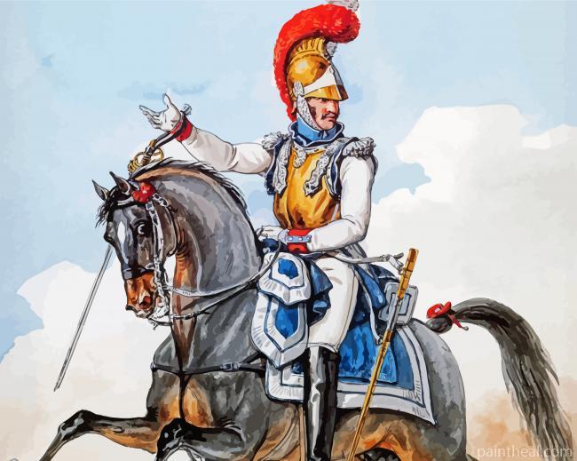 French Napoleonic Soldier Painting By Numbers Kits