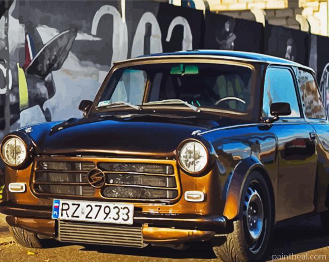 Brown Trabant Painting By Numbers Kits