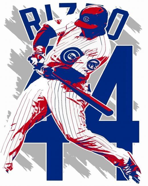 Chicago Cubs Illustration Painting By Numbers Kits
