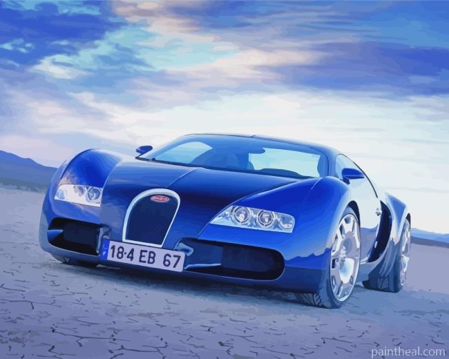 Bugatti Veyron Painting By Numbers Kits