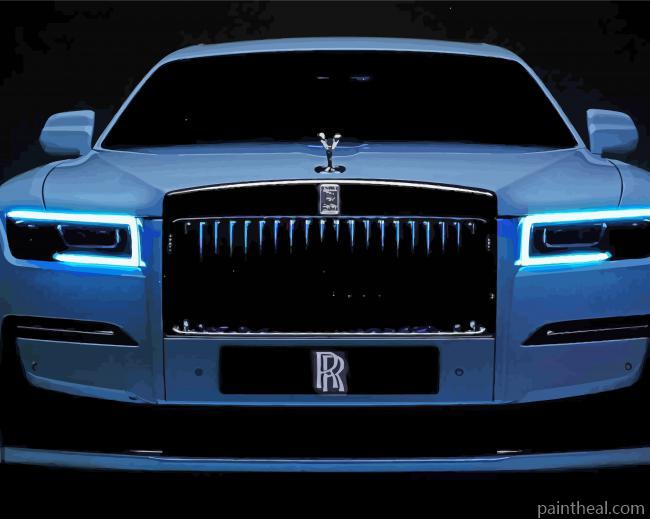 Aesthetic Roll Royce Car Painting By Numbers Kits